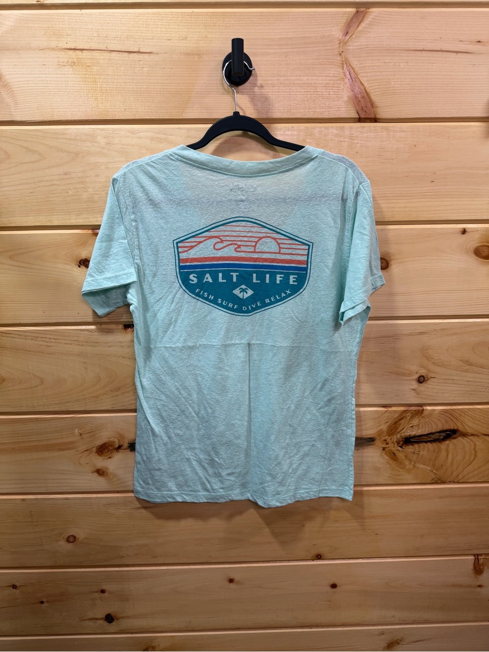 Salt Life Seafoam Green Graphic Logo T-Shirt